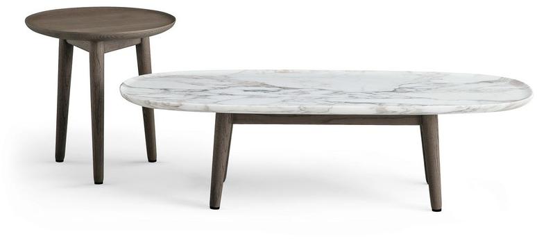 Poliform Низкий мраморный журнальный столик Mad sun-id-1493506 - Вид №2