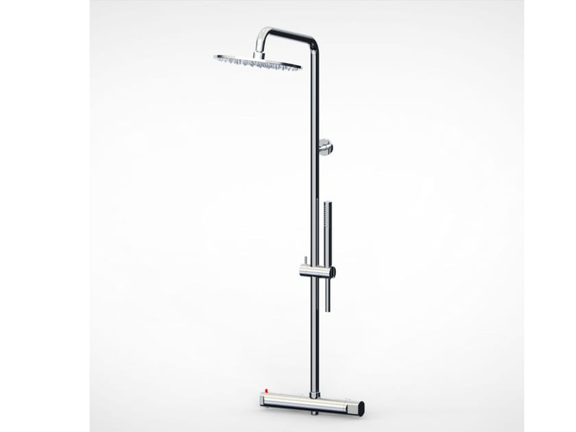 Термостатическая душевая колонка с ручным душем GATTONI Mach 10 ARCH-00043833