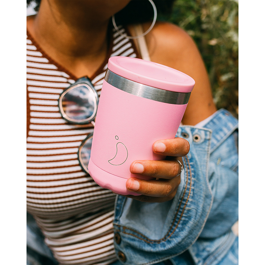 C340BLPNK Термокружка coffee cup, 340 мл, розовая Chilly's Bottles  - Вид №3