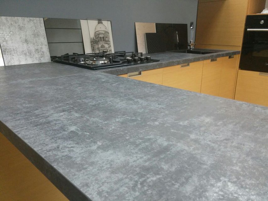 Столешницы для кухни - Керамо графит LIGRON LIST392 4065 - Вид №9
