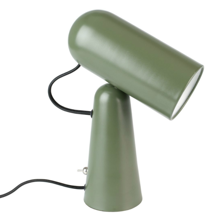 Лампа настольная Vesper, зеленая White Label Living 5200080 - Вид №3