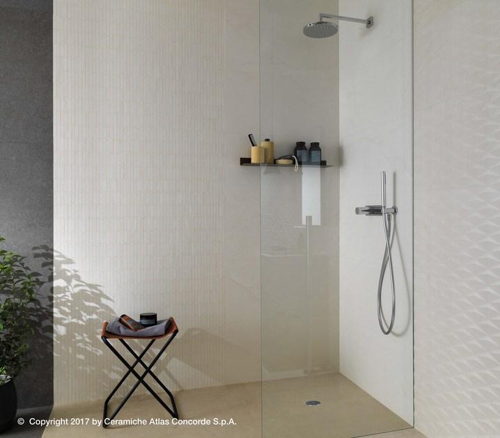 Atlas Concorde Белая плитка для стен с эффектом бетона Kone sun-id-1443523 - Вид №11