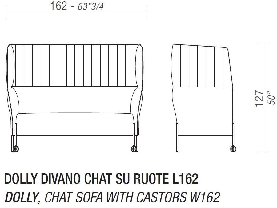 ESTEL GROUP Мягкий кожаный диван с высокой спинкой Dolly sun-id-1360779 - Вид №20