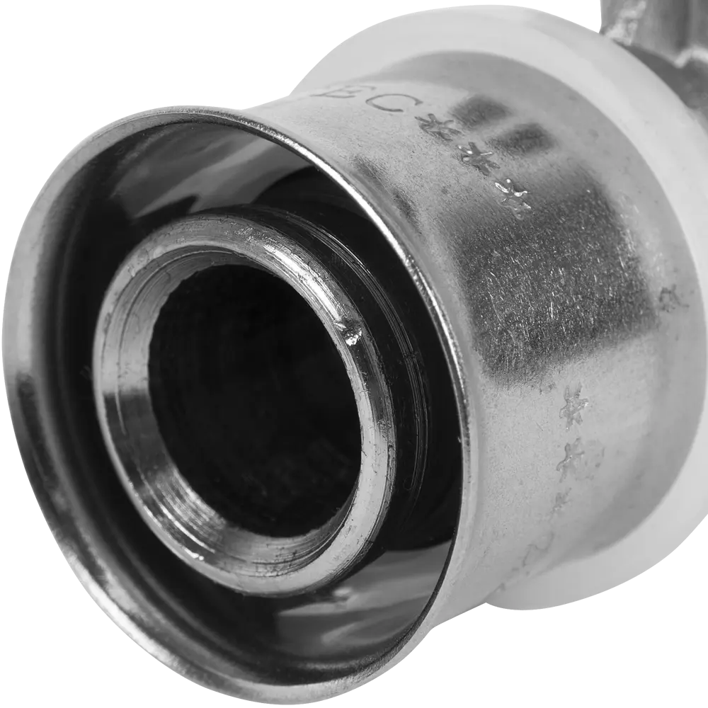 Тройник комбинированный Valtec 26x3/4"x26 мм НР никелированная латунь VTM.233.N.260526 15647309 STLM-2014953  - Вид №1