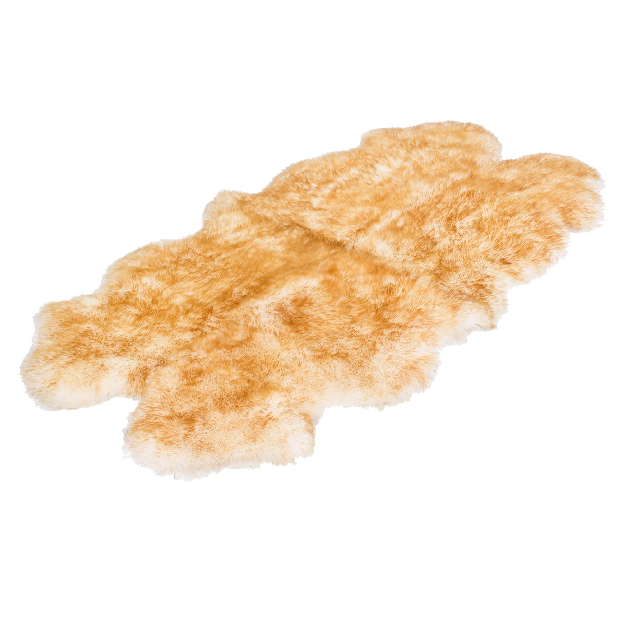 11730631 Шкура овечья шестишкурная 1.85x1.45 м цвет палевый Santreyd  - Вид №1