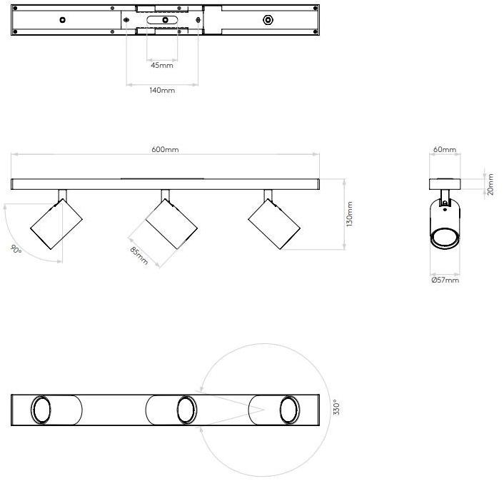 Astro Lighting Несколько светодиодных прожекторов из алюминия Ascoli sun-id-1479454 - Вид №10