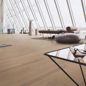 Паркетная доска Meister PС 400 Style Античный серый 8266 Дуб Рустик с брашью (Текстурированная) 2400х255 мм.