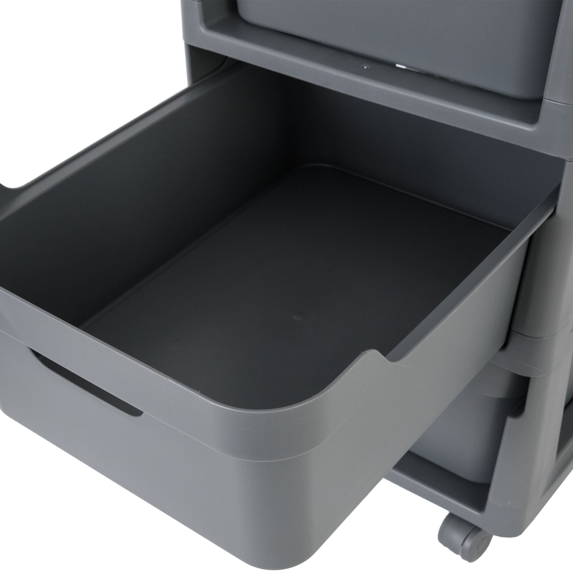 82995145 Комод Luxe, 4 ящика, 300х385х690 мм, пластик, цвет серый Santreyd  - Вид №3