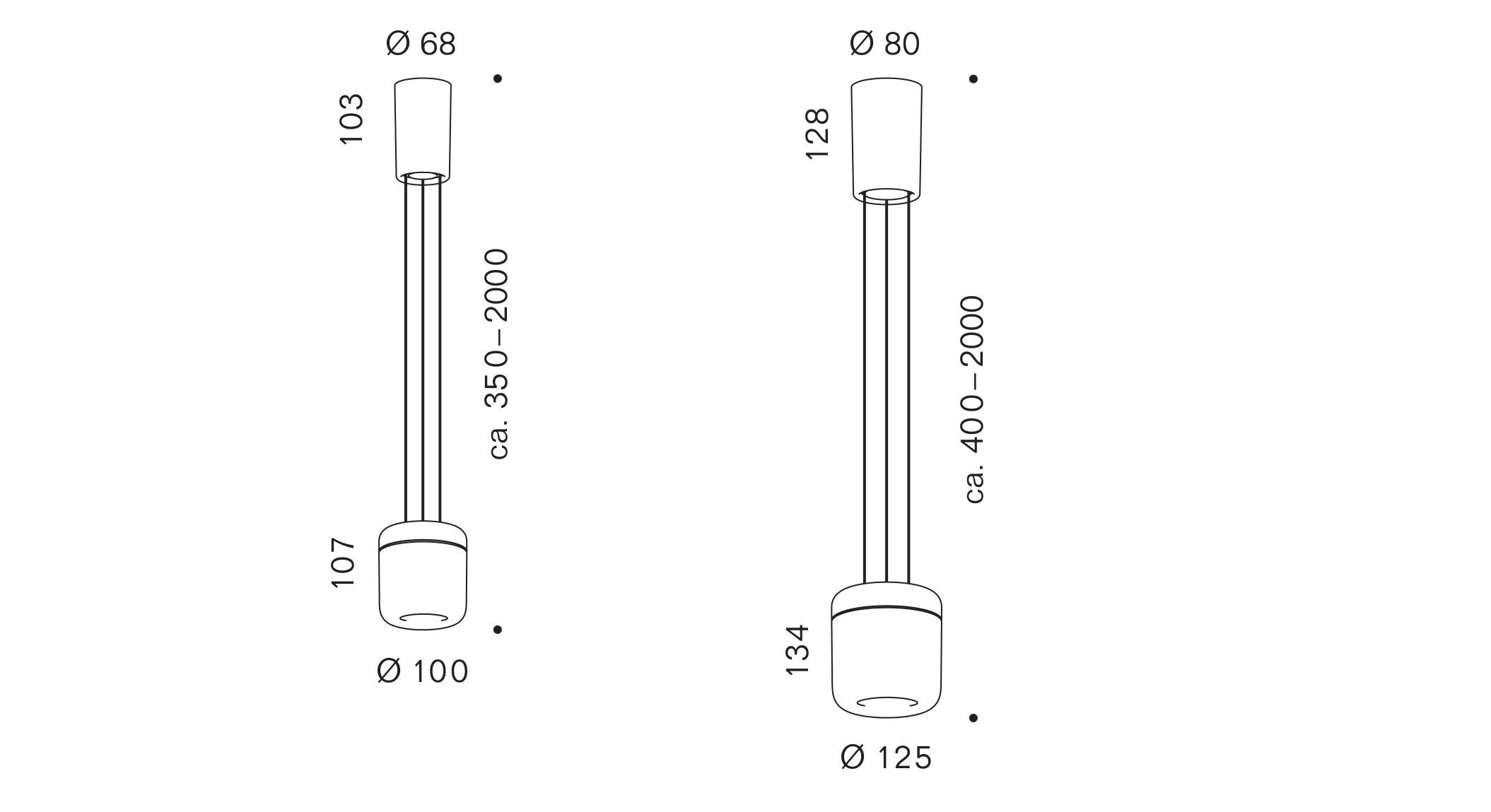 Алюминиевый светодиодный подвесной светильник serien.lighting CAVITY ARCH-00069972 - Вид №15