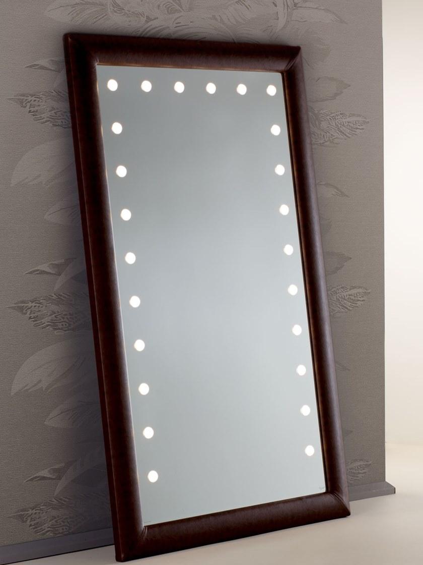 UNICA by Cantoni Прямоугольное настольное зеркало из кожи со встроенной подсветкой Mf sun-id-1402674 - Вид №4