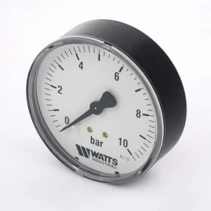 Манометр газовый F+R260 3/8" 80 мм WATTS Ind 250 мбар