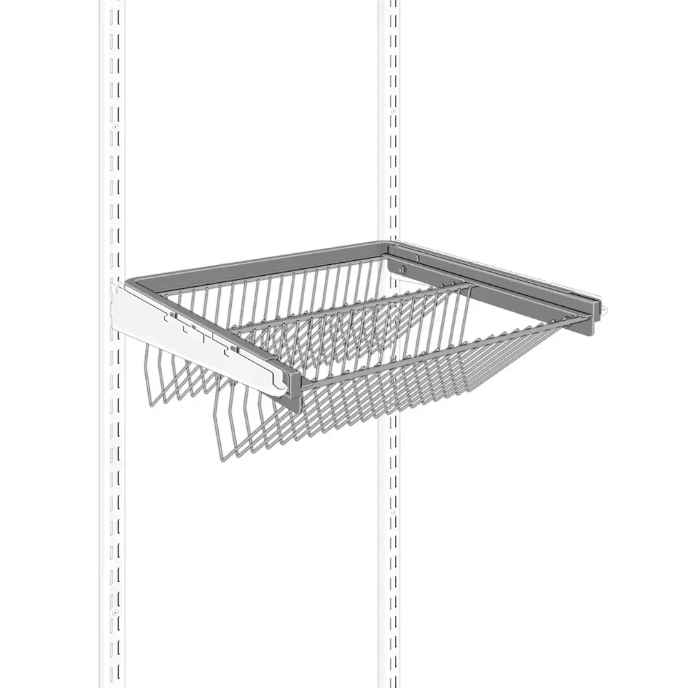 Обувница для гардеробной системы 46.3x15.3x44 см металл цвет белый ТИТАН-GS STLM-2077708 - Вид №1