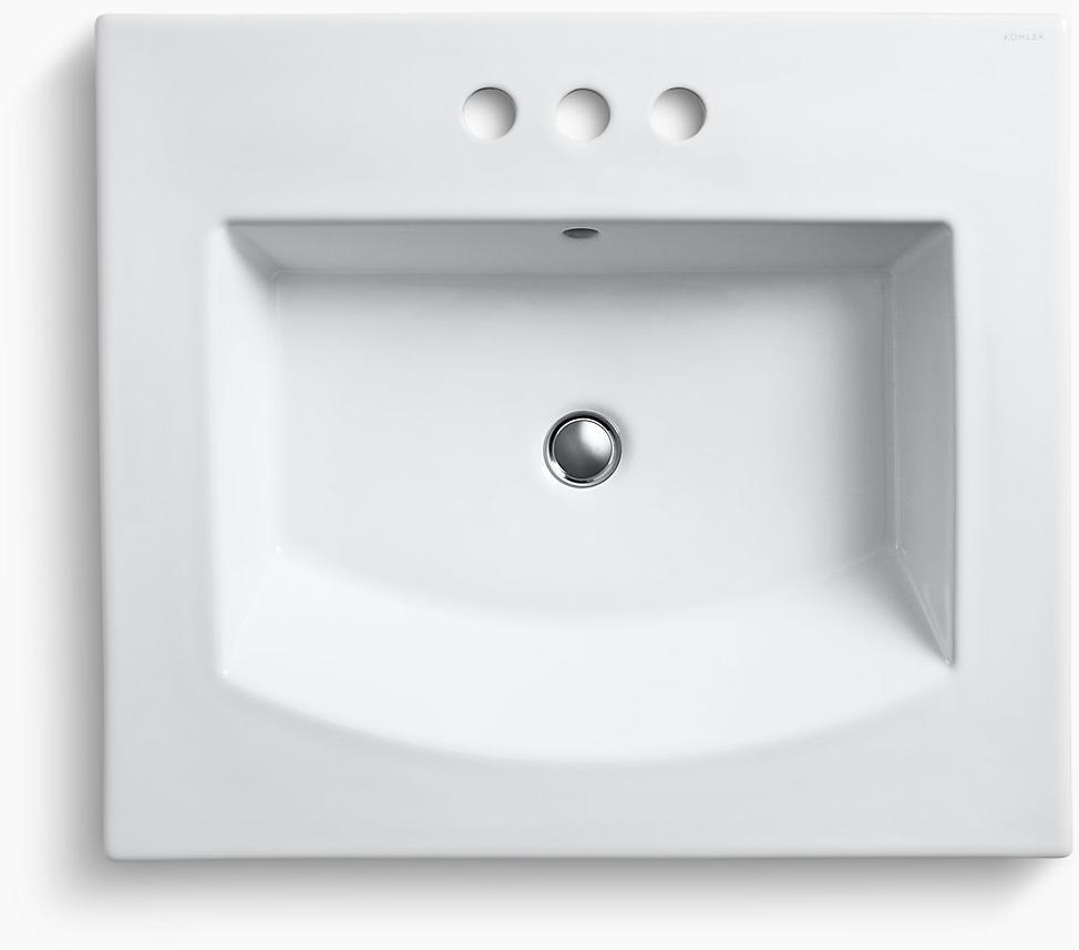 K-2956-4-0 Накладная раковина на столешницу  прямоугольная Kohler  - Вид №2