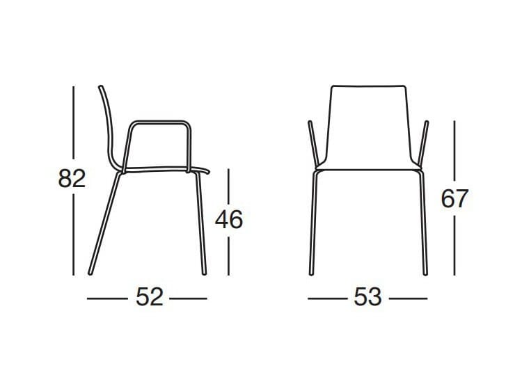Стул с подлокотниками S-CAB Алиса ARCH-00033681 - Вид №5