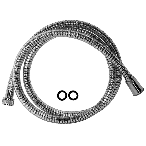 AGD 22.438CB 150 P  Шланг для душа прозрачный / хром ARGO kran agd22438cb150p