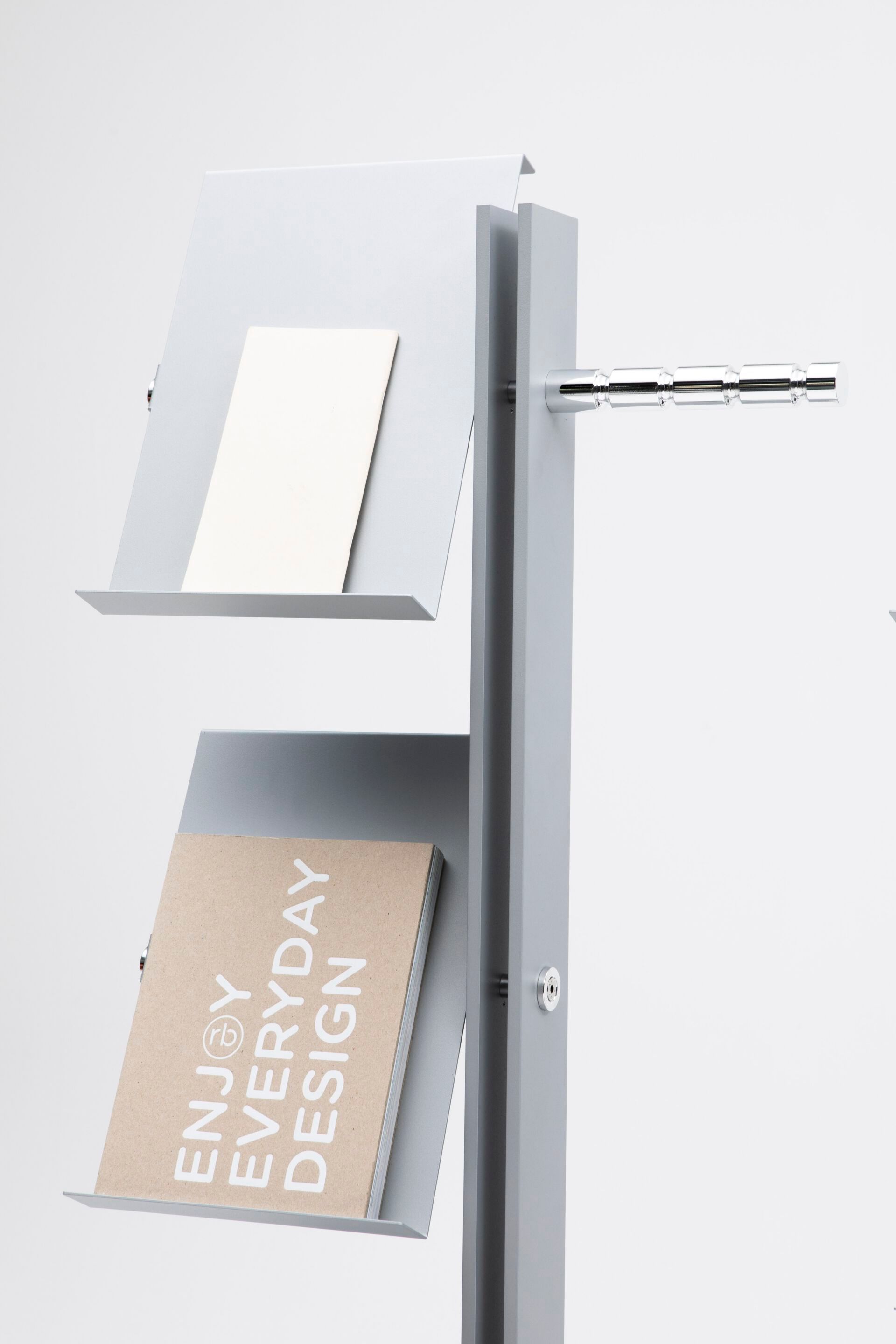 Окрашенная металлическая офисная вешалка для одежды / стойка для журналов Cascando STANDFREE B ARCH-00136601 - Вид №4