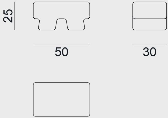 Gervasoni Прямоугольный журнальный столик из пробки Cork sun-id-1344992 - Вид №2