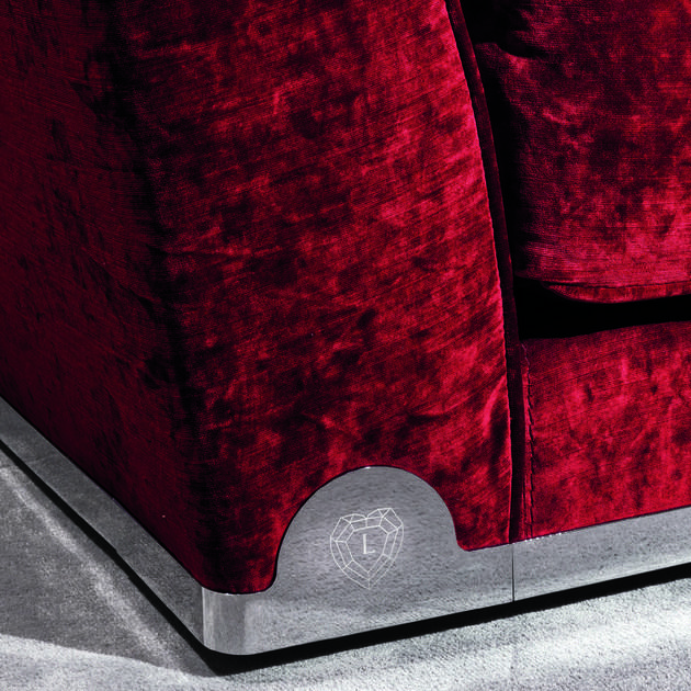 Longhi Тафтинговый диван из ткани Loveluxe W 553 - Вид №1