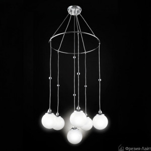 Orion LU 1712/5+1 nickel/149 opal glanz люстра подвесная