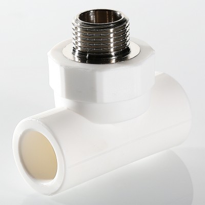 VTp.733.0.02005 Фитинг полипропиленовый – тройник с переходом на наружную резьбу Valtec 20 мм х 3/4"  - Вид №7