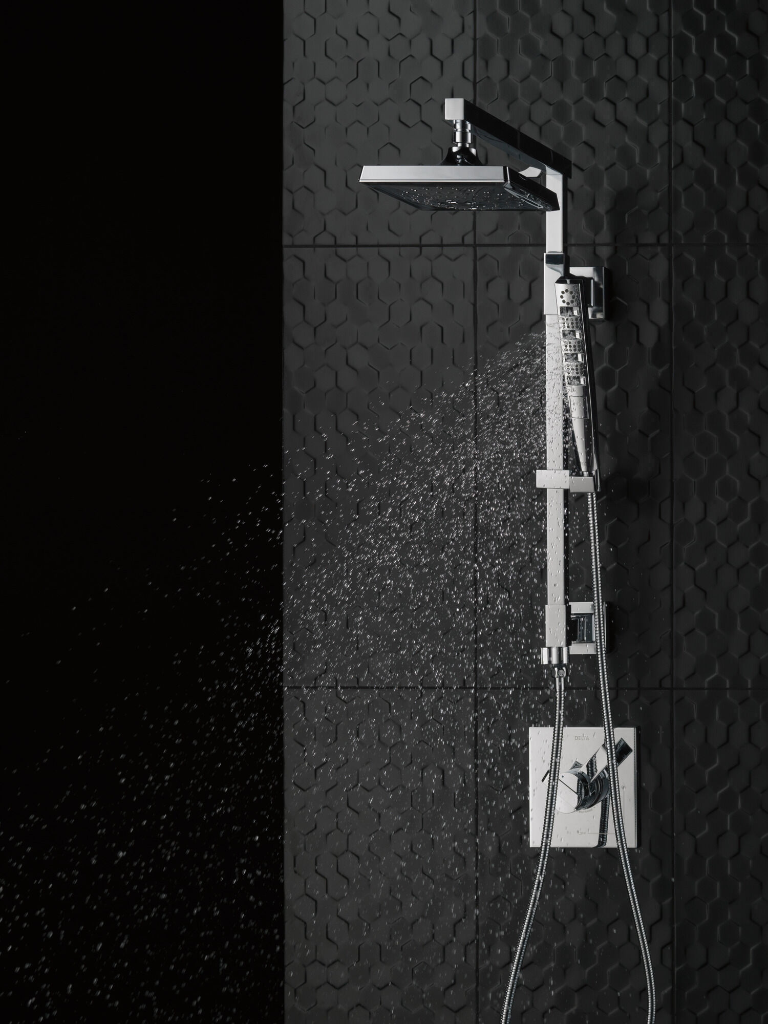 58410 Душевая колонна угловая 18 дюймов Delta Faucet Universal Showering Хром  - Вид №13