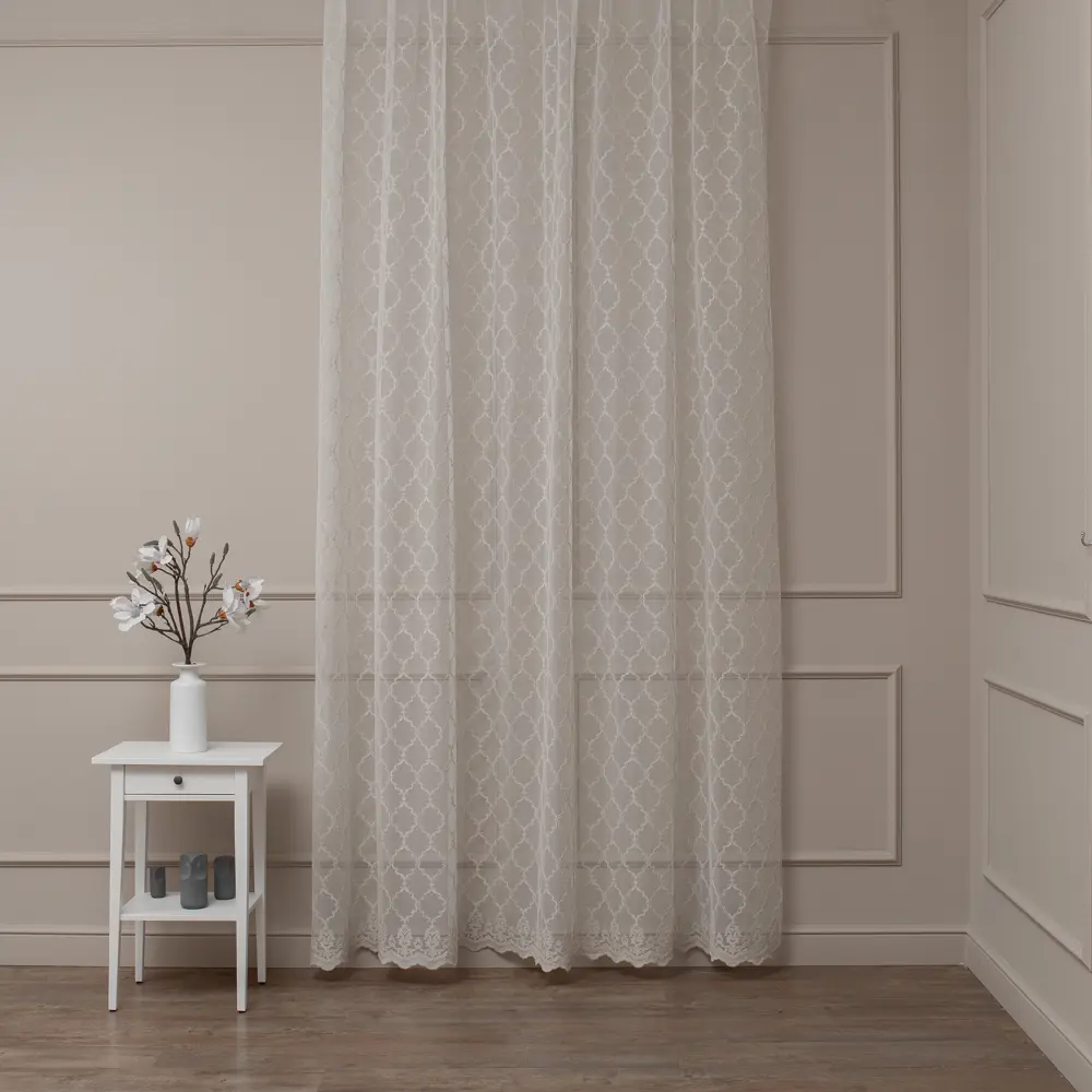 ЛТ тюль 1 п/м вышив lux alcine кремовый 01 300 см 82816990 STLM-2204218 TEX REPUBLIC 