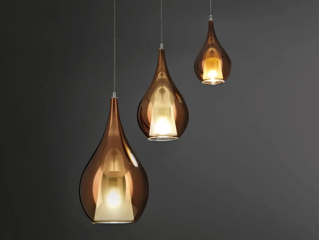 Металлический подвесной светильник из боросиликатного стекла Cangini & Tucci ARCH-00138110