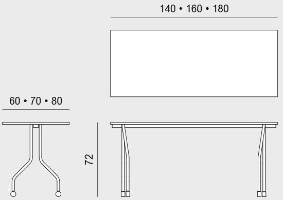 Viganò Стол для переговоров из дерева со складной столешницей Arturo sun-id-1358580 - Вид №4