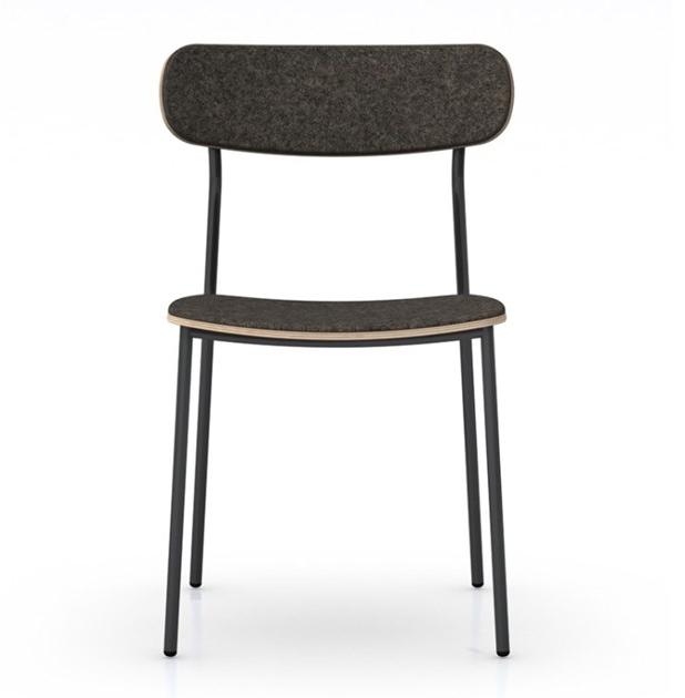 Vela Arredamenti Штабелируемый стул из железа и дерева Bistro Bistrò sun-id-1442067 - Вид №2