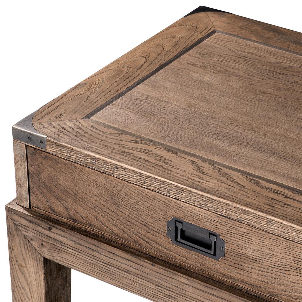 Консоль деревянная с ящиками и полкой 110736 от Eichholtz EICHHOLTZ ПОД СТАРИНУ 247406 Бронза;коричневый  - Вид №1