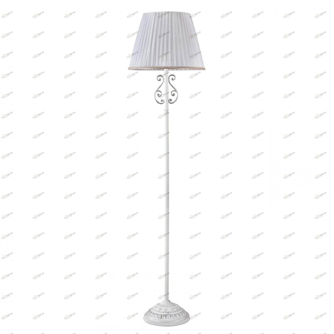 Торшер с абажуром белый Sunrise FR2290FL-01W FREYA SUNRISE 00-3948899 Белый