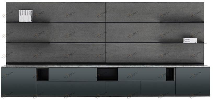 HC28 Cosmo Стенка для хранения из фанерованной древесины Rhythm 52c004