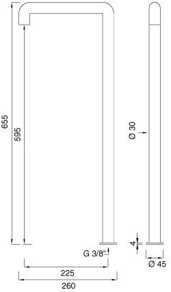 Ceadesign Излив из нержавеющей стали, установленный на террасе Cartesio Car 88 - Вид №1
