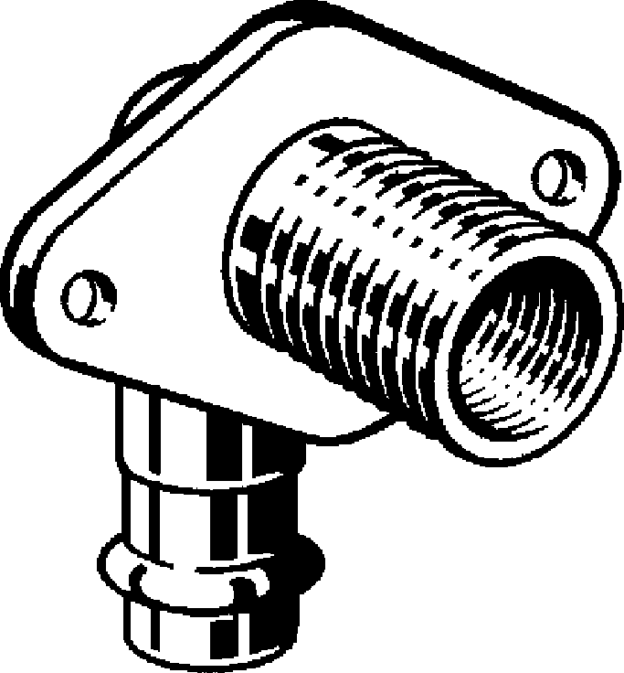 279 295 Модель 2232.1 Трубопроводные системы  Profipress  Водорозетки для прохода через стену Santreyd  - Вид №1