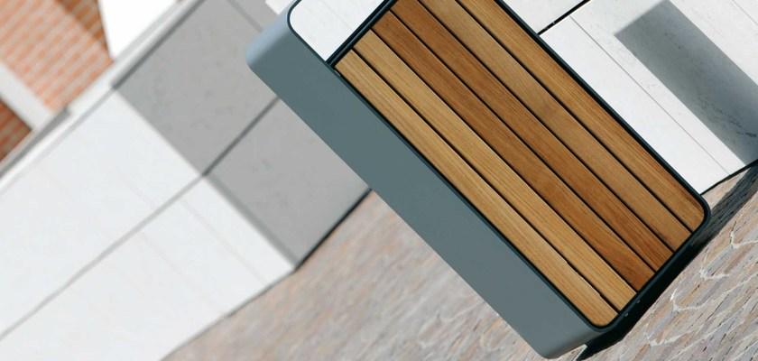 Metalco Урна деревянная с пепельницей sun-id-1417590 - Вид №2