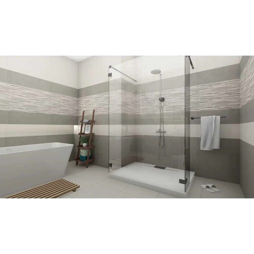 Плитка настенная «Орлеан» 7 75x25 см 1.69 м² цвет белый Керамин STLM-2012986 - Вид №4