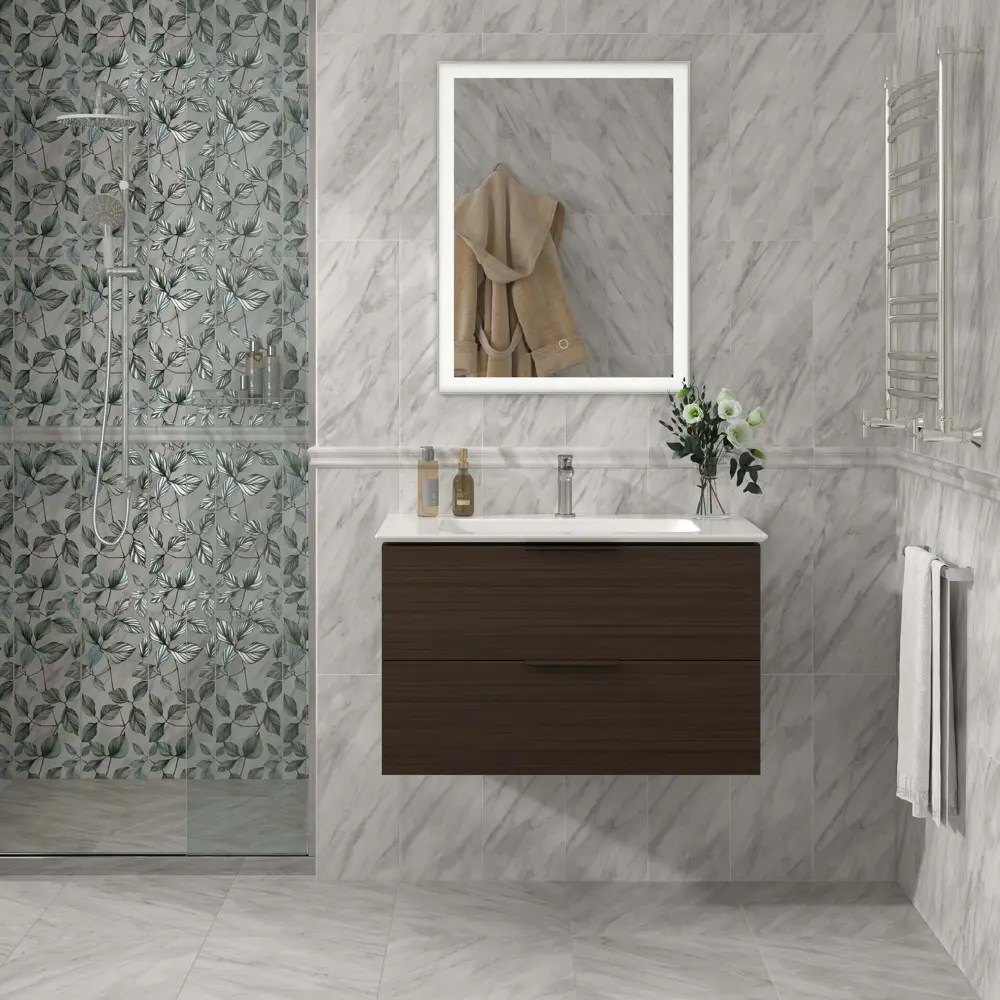 Бордюр настенный Kerama Marazzi Кремона VT/A588/7234 50x6.3 см матовый цвет белый зеленый синий STLM-2010166 - Вид №3