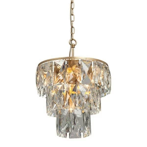 Люстра подвесная золотистая Vitaluce V5262-8/6+1 VITALUCE ДИЗАЙНЕРСКИЕ 00-3887907 Золото;прозрачный