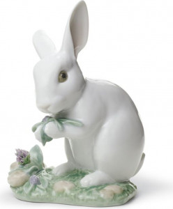 10672549 LLADRO Фигурка Lladro Кролик 10x15см, фарфор Фарфор