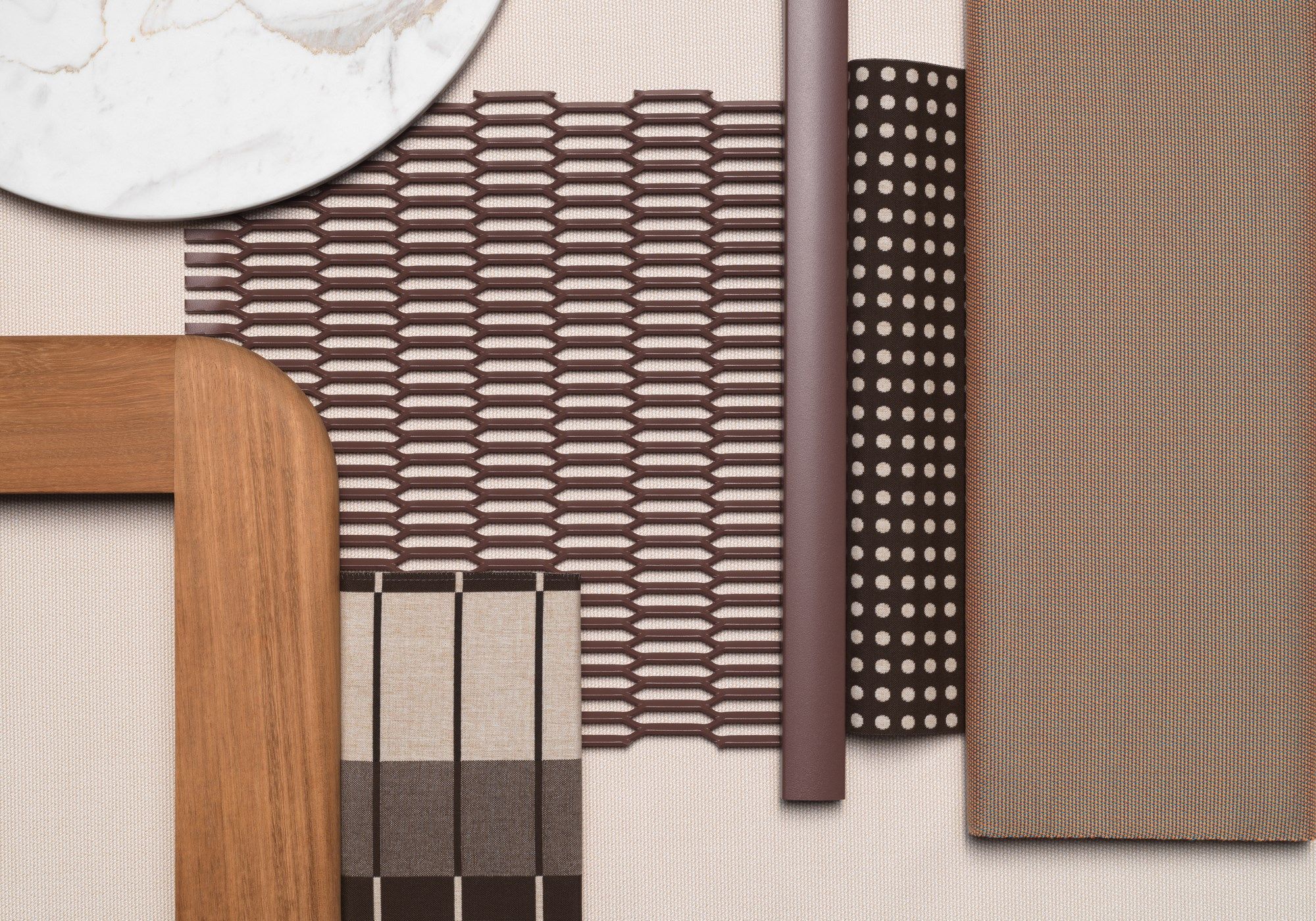 Ткань сад диван Kettal сетка ARCH-00009300 - Вид №5