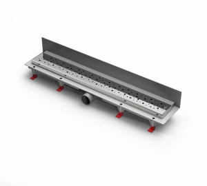 Водоотводящий желоб ALPEN Square ALP-850SN3 к стене с рамкой