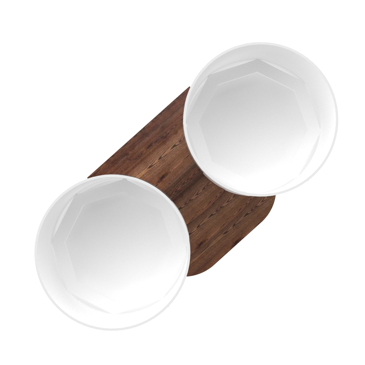 2154 Подиум на 2 купели D - 2.1 Лиственница мореная Alyarus  - Вид №2