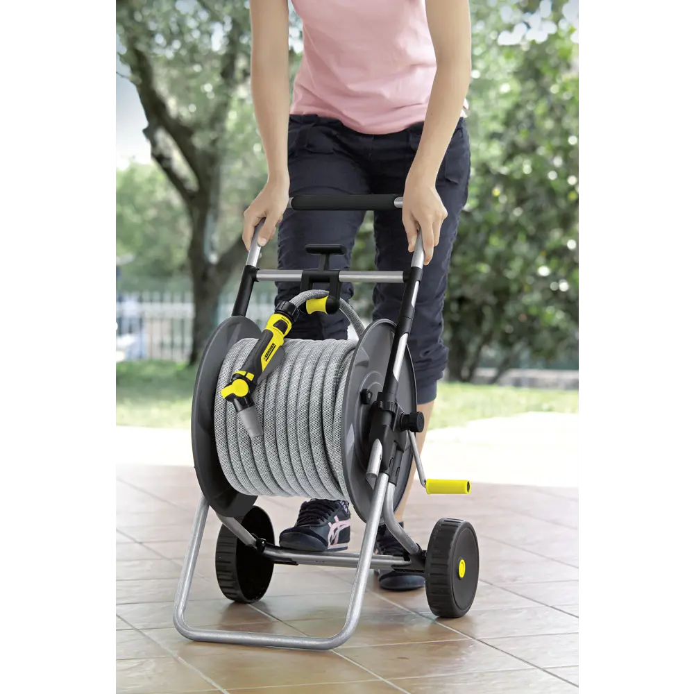 Катушка для садового шланга Karcher до 80м пластик черный 82541649 STLM-2057734  - Вид №3