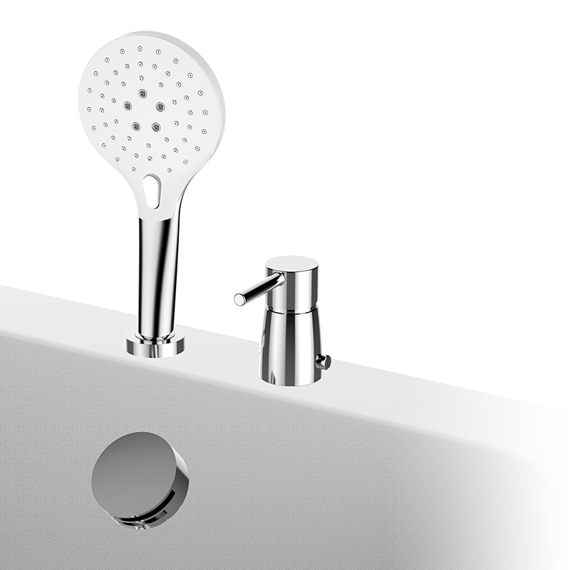 46230460 PREMIUM Смеситель для ванны для уступа Хром GRB MIXERS Time