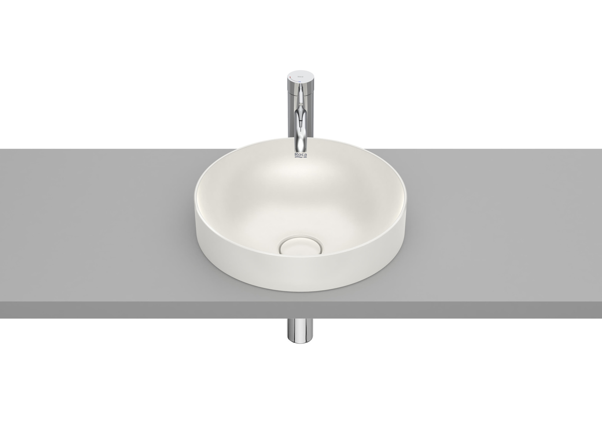 A32752R650 ROUND - Умывальник FINECERAMIC® спасти ROCA Inspira 