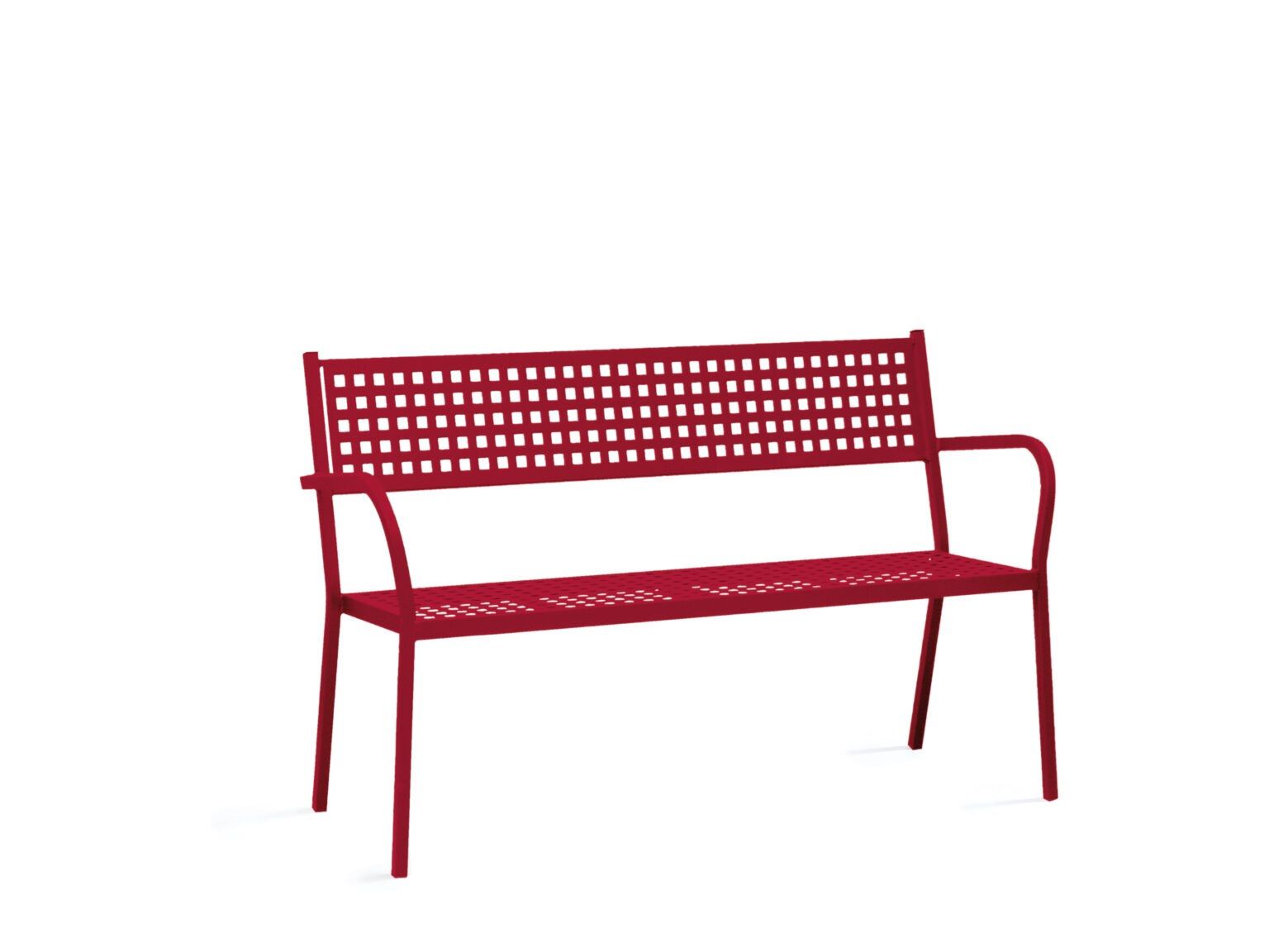 Металлическая садовая скамейка с подлокотниками Vermobil ARCH-00062963 - Вид №12