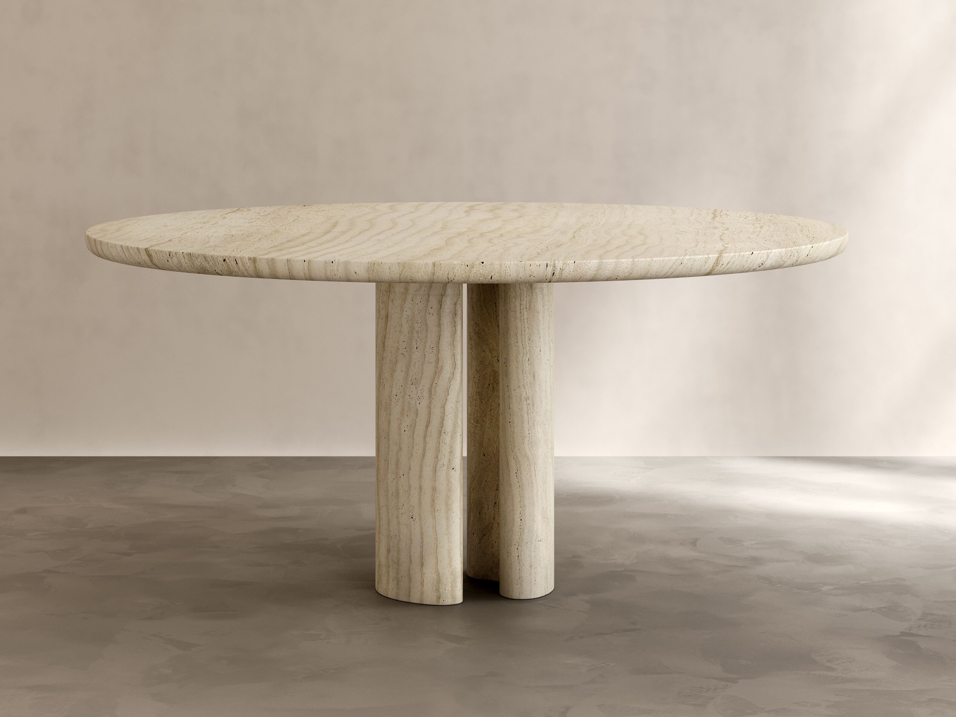 Круглый обеденный стол из натурального камня Paloma Editions Roman ARCH-00043616 - Вид №1