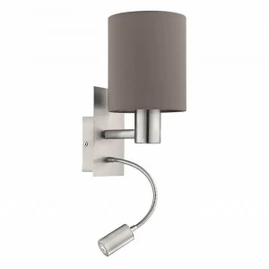 Бра настенное коричневое Eglo Pasteri 96481 EGLO PASTERI 00-3927418 Коричневый