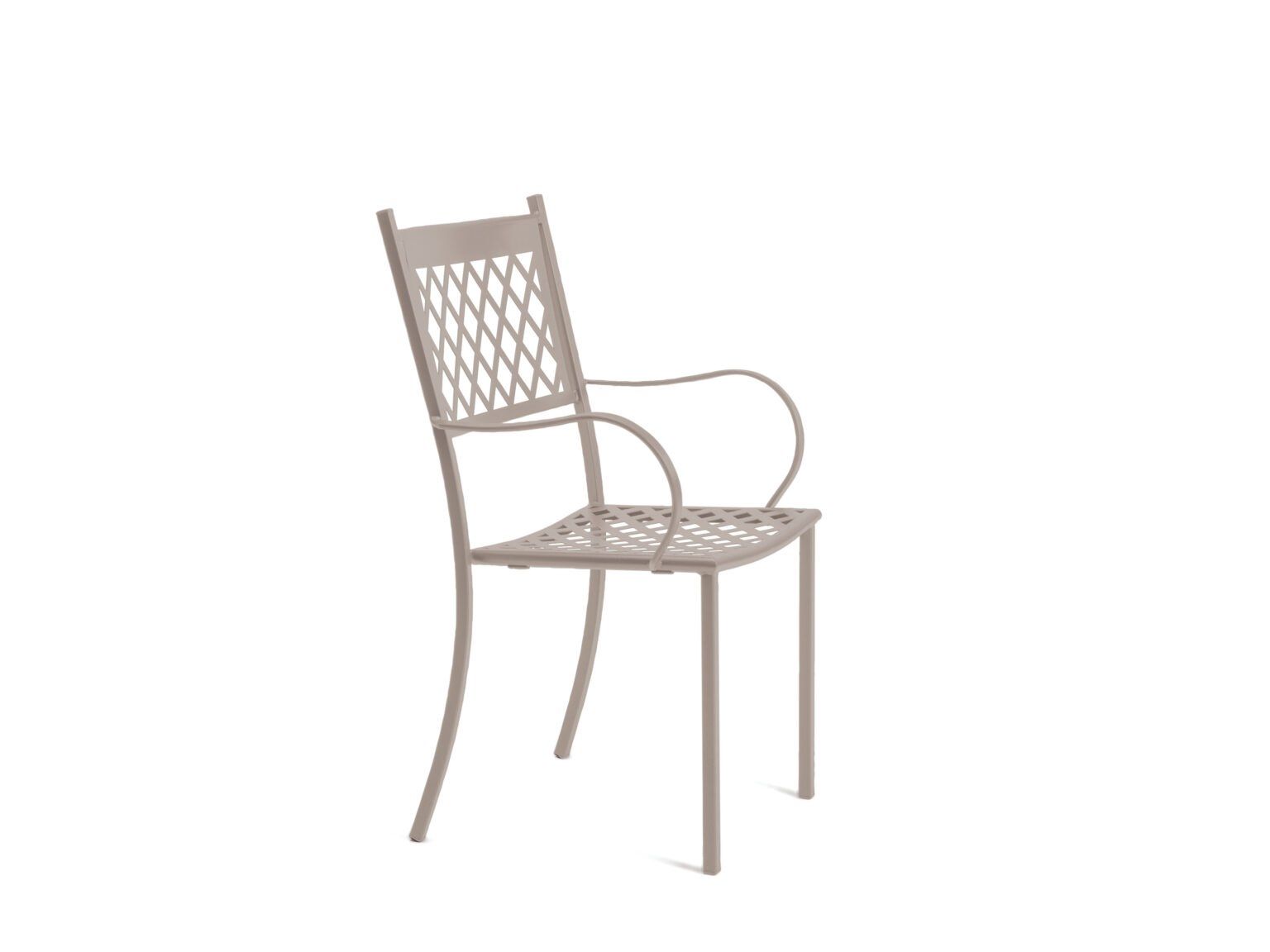 Металлический штабелируемый садовый стул с подлокотниками Vermobil ARCH-00050313 - Вид №7
