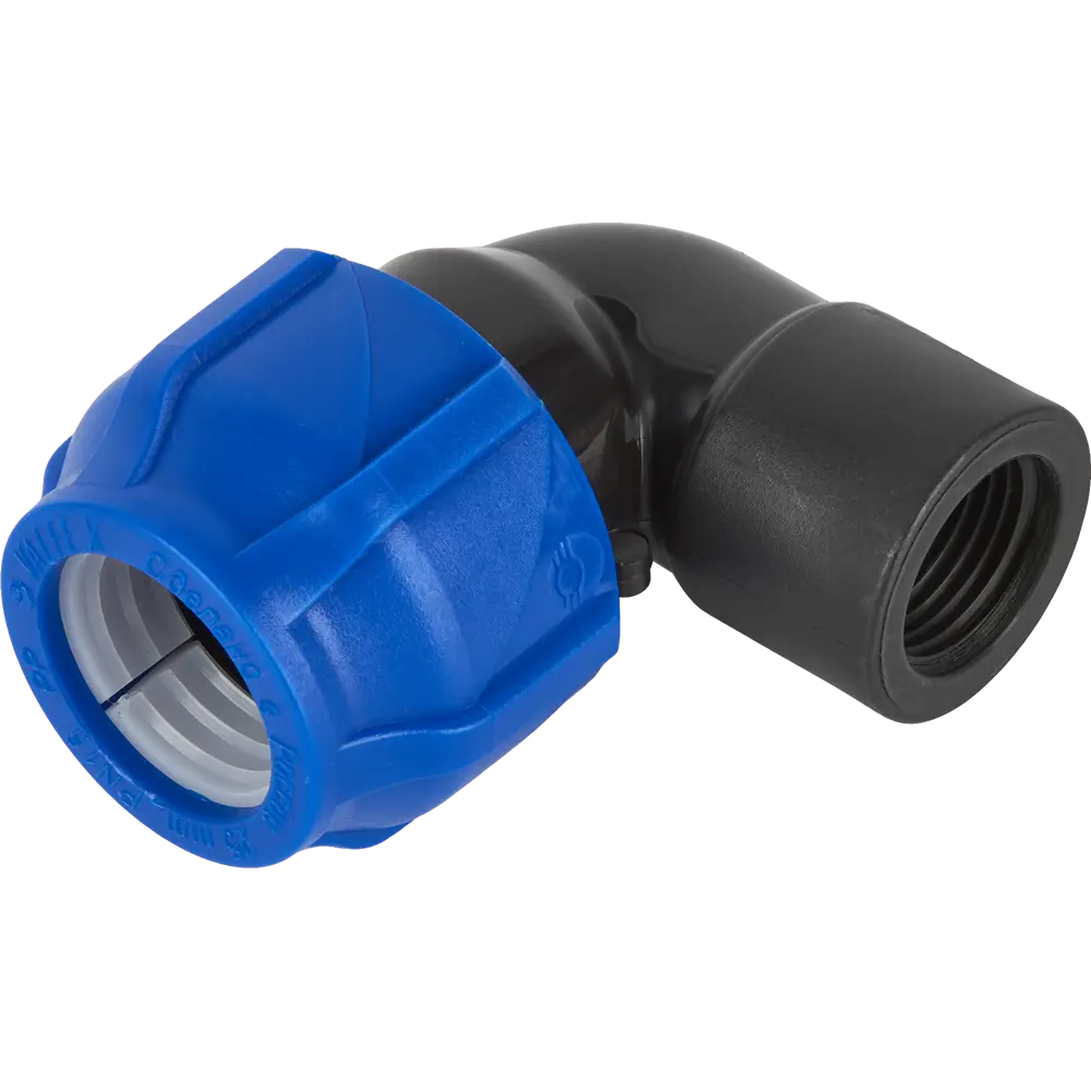 Отвод комбинированный 90° ПНД Valfex 1/2"x25 мм ВР 83742575 STLM-2164030 